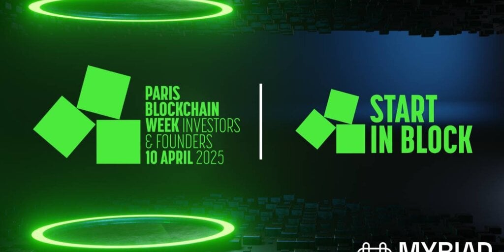 MYRIAD Teams Up With Paris Blockchain Week for Start in Block Competition