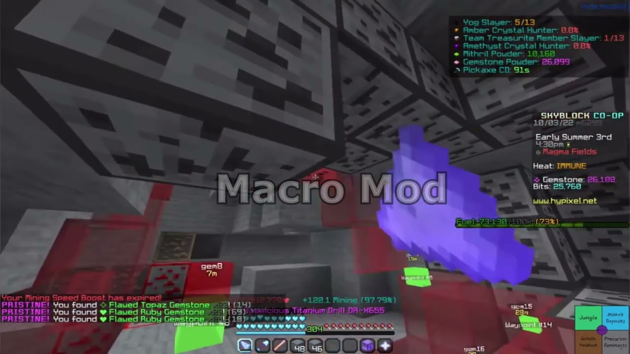 Best Undetectable Hypixel S Improved Gemstone Mining Macro May 2025