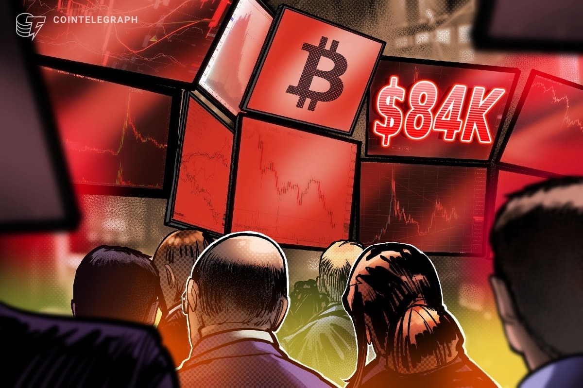Bitcoin Drop To $84K Due To Crumbling Global Macro Conditions