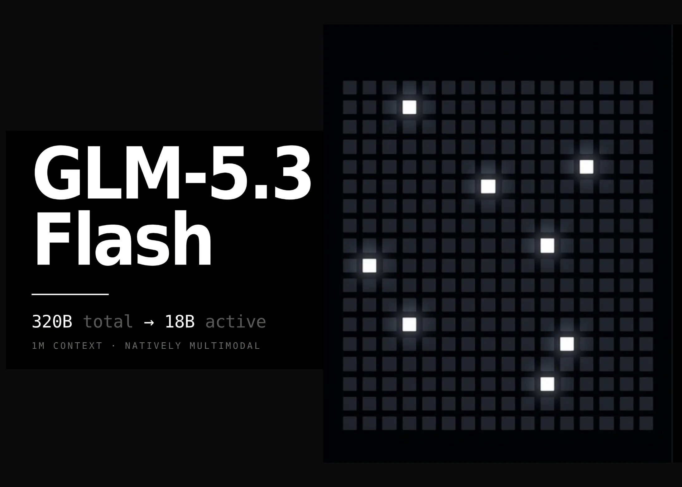 Z.ai Releases GLM-5.3-Flash: A 320B-A18B Natively Multimodal MoE With a 1M-Token Context
