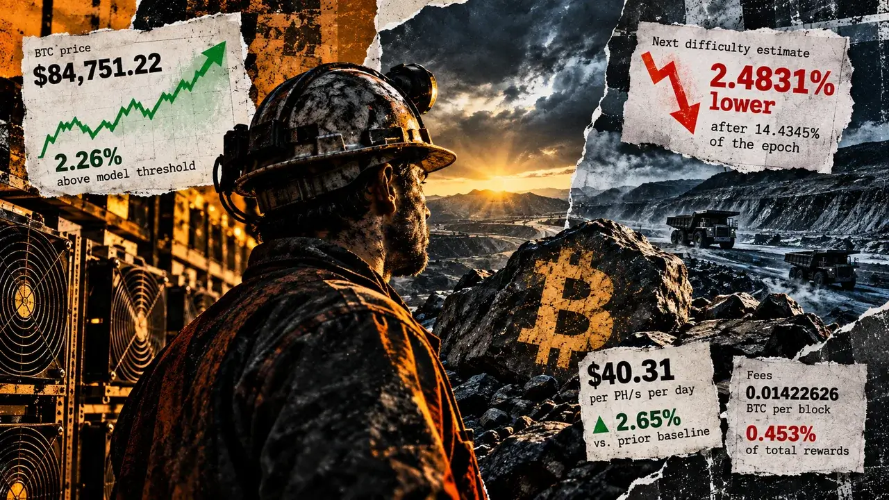 Bitcoin mining economics improve as BTC price rises