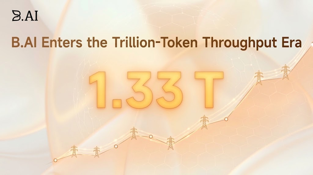 Cracking 1.33 Trillion Daily Tokens: B.AI Powers the "AI Grid" with Full-Stack Infrastructure to Fuel the Agentic Era