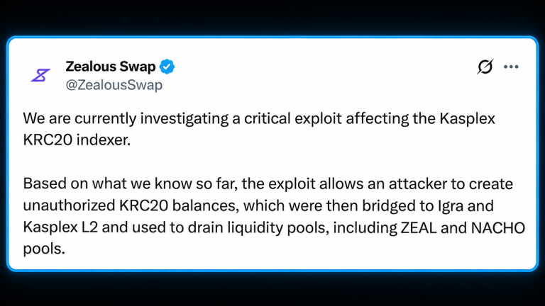 X post screenshot of the security alert